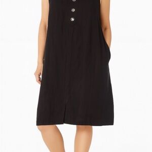 Black Linen Dress
